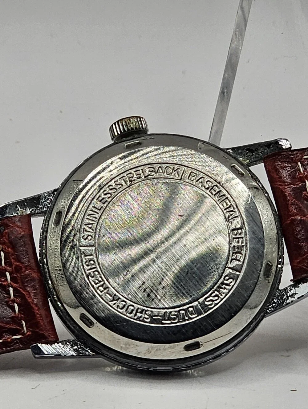 Walt Disney Mickey Mouse 17 Jewels Manually Wound Wristwatch Non-working